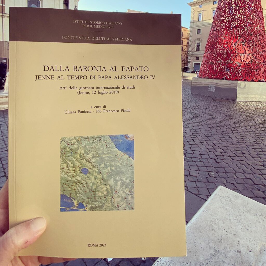 Pubblicato il libro: “dalla Baronia al Papato, Jenne al tempo di Papa  Alessandro IV” – Jennenews