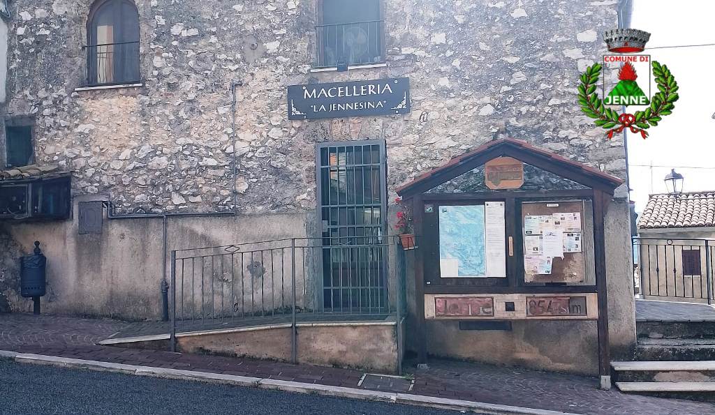 Locale macelleria comunale di Jenne, al via la procedura di locazione immobiliare