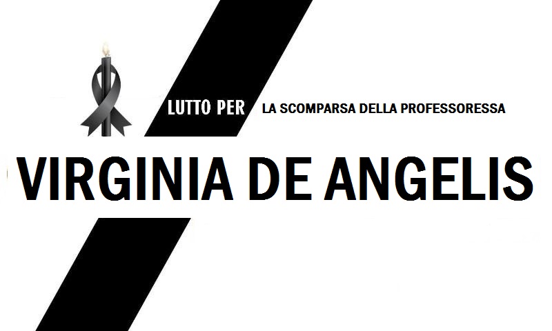 Lutto per la scomparsa della prof.ssa Virginia De Angelis